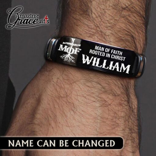 MOF Man Of Faith Rooted In Christ  - Bracelet