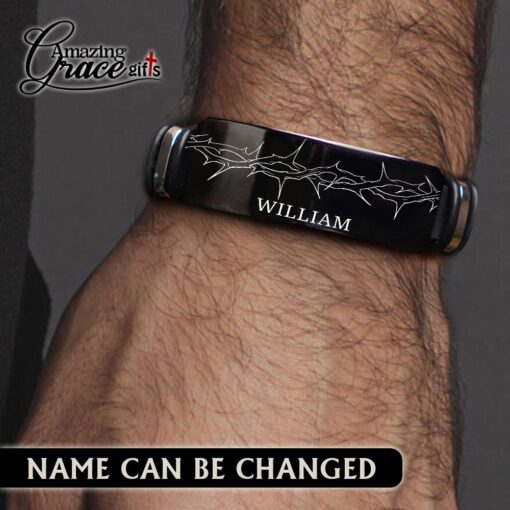 Jesus Christ Crown Thorn Christian - Bracelet