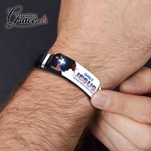 Only Jesus Can Make America Great Again - Bracelet - Image 2
