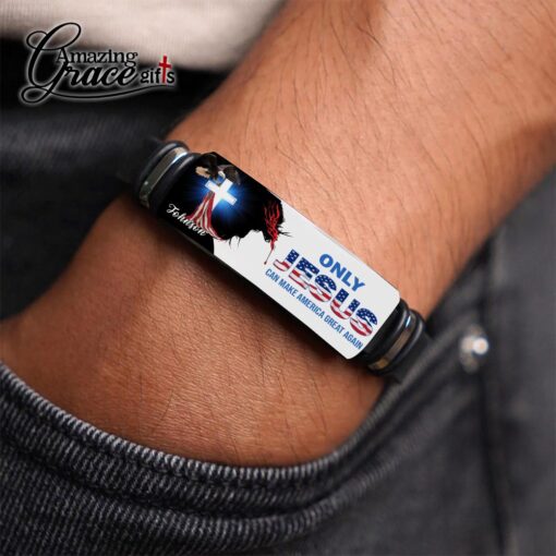 Only Jesus Can Make America Great Again - Bracelet - Image 4