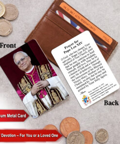 Prayer For Pope Leo XIV - Printed Metal Card - AGG2888