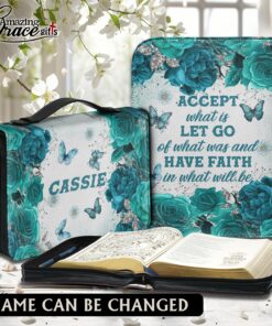 Accept What Is Let Go Of What Was And Have Faith In What Will Be - Bible Cover XL