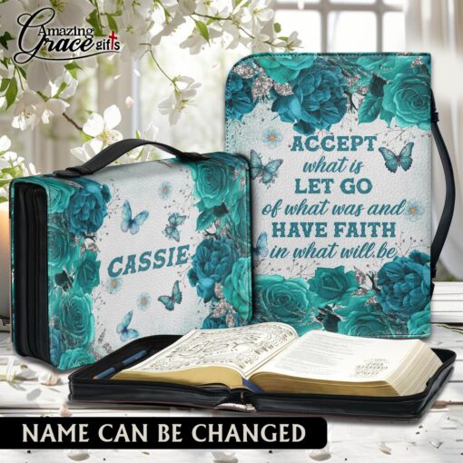 Accept What Is Let Go Of What Was And Have Faith In What Will Be - Bible Cover XL