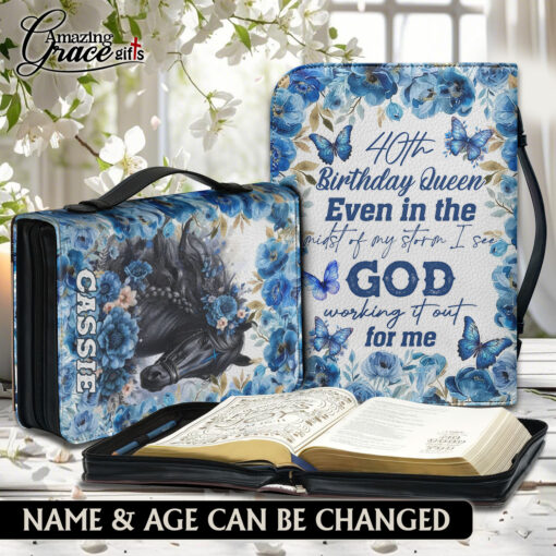 Even In The Midst Of My Storm I See God Working It Out For Me - Bible Cover M
