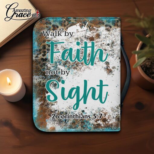 Walk By Faith Not By Sight Cowgirl - Bible Cover XL - Image 4