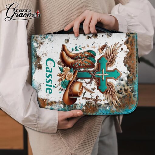 Walk By Faith Not By Sight Cowgirl - Bible Cover XL - Image 5