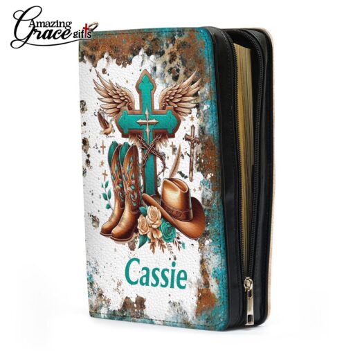 Walk By Faith Not By Sight Cowgirl - Bible Cover XL - Image 7