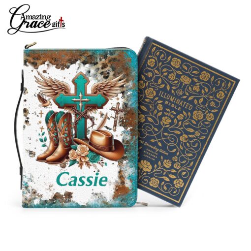 Walk By Faith Not By Sight Cowgirl - Bible Cover XL - Image 10