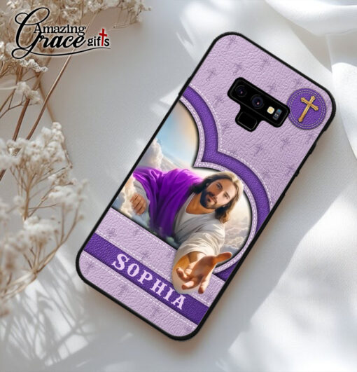 Jesus Christ God Is My Savior - Soft Phone Case - Image 3