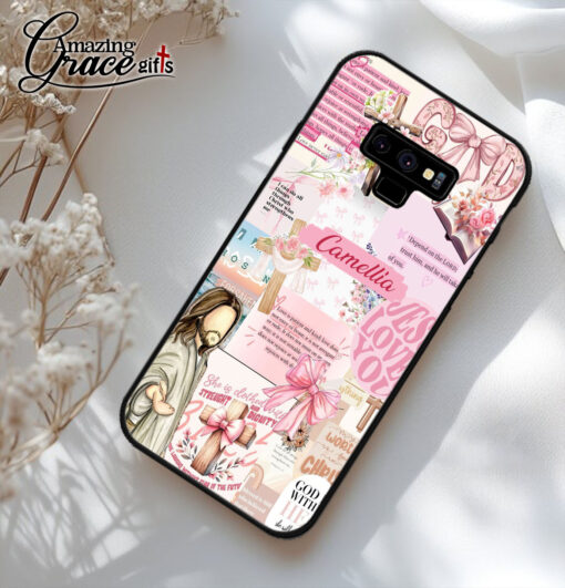 Cute Coquette Jesus Christ God Is Good - Soft Phone Case - Image 3