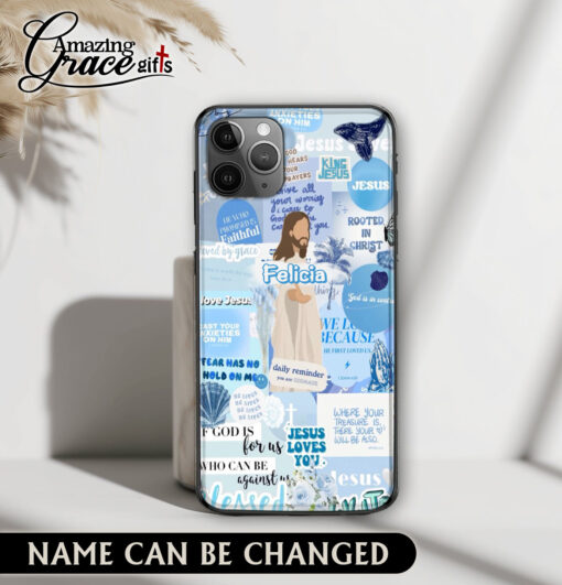 Summer Ocean Jesus Christ Rooted In Christ - Soft Phone Case