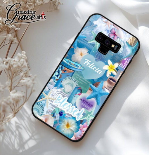 Summer Ocean Jesus Christ Walk By Faith - Soft Phone Case - Image 3
