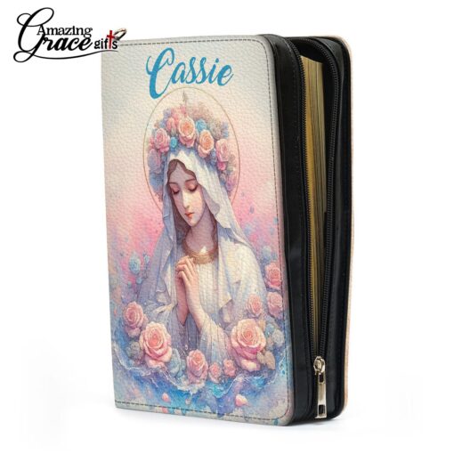 Rise Up And Pray Virgin Mary Cross Dove - Bible Cover L - Image 7