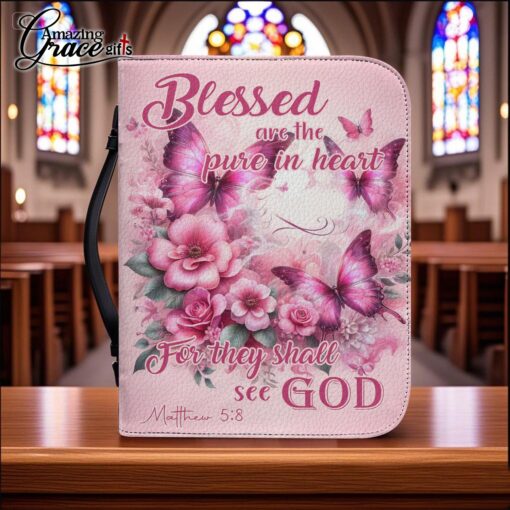 Blessed Are The Pure In Heart For They Shall See God - Bible Cover L - Image 2