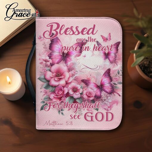 Blessed Are The Pure In Heart For They Shall See God - Bible Cover L - Image 3