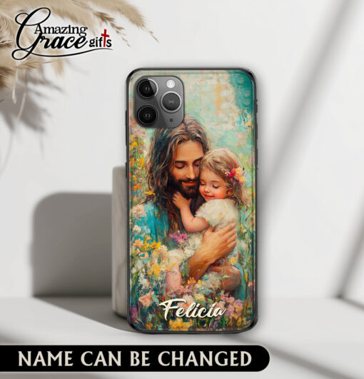 Jesus Christ Holding Baby - Soft Phone Case