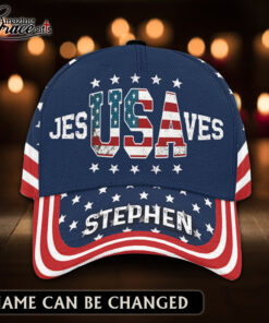 American Flag Jesusaves Jesus Saves Patriotic Christian - Classic Cap