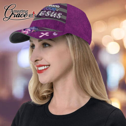 Fully Vaccinated By The Blood Of Jesus - Classic Cap - Image 5