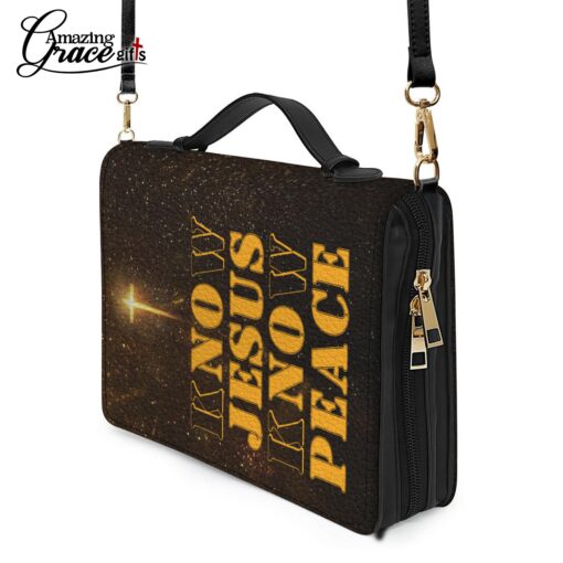 Lion Christ No Jesus No Peace - Bible Cover 2XL - Image 8