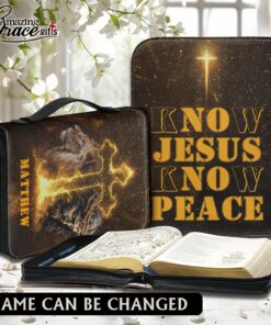 Lion Christ No Jesus No Peace - Bible Cover XL