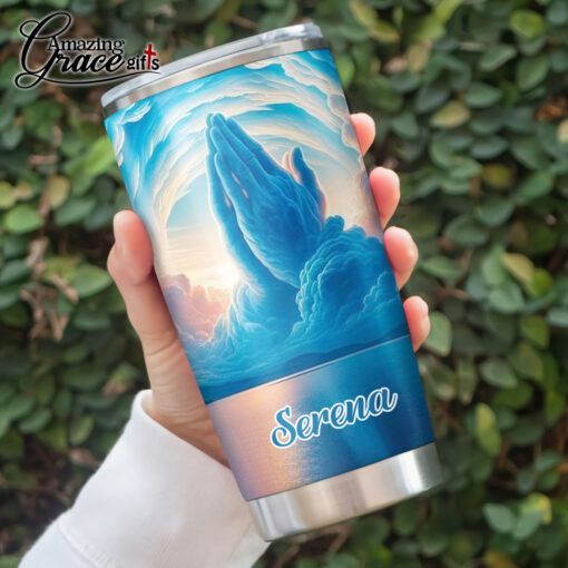 I Believe In God Our Father Christ The Son The Holy Spirit - Stainless Steel Tumbler 20oz - Image 3