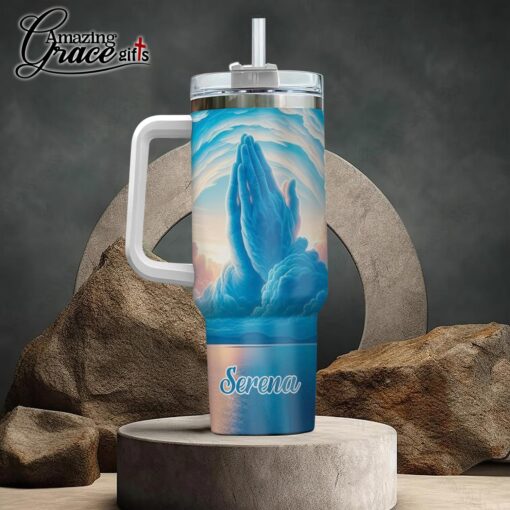 I Believe In God Our Father Christ The Son The Holy Spirit - Stainless Steel Tumbler 40oz - Image 3