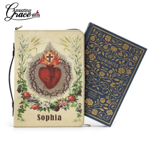 Jesus Sacred Heart Trust In The Lord With All Your Heart - Bible Cover 2XL - Image 10