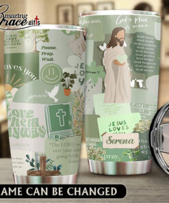 Jesus Is Light God Loves You - Stainless Steel Tumbler 20oz