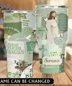 Jesus Is Light God Loves You - Stainless Steel Tumbler 30oz