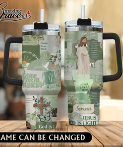 Jesus Is Light God Loves You - Stainless Steel Tumbler 40oz