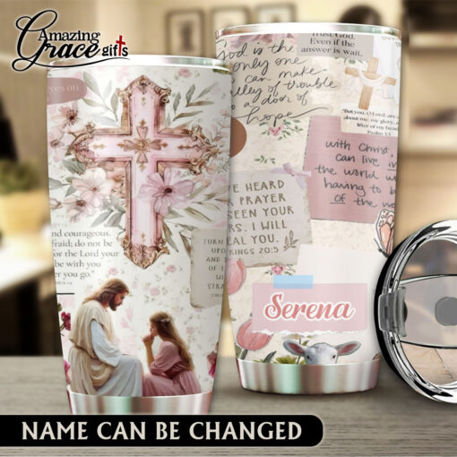 Trust God Even If The Answer Is Wait - Stainless Steel Tumbler 20oz
