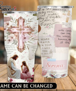 Trust God Even If The Answer Is Wait - Stainless Steel Tumbler 30oz