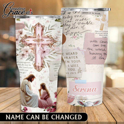 Trust God Even If The Answer Is Wait - Stainless Steel Tumbler 30oz