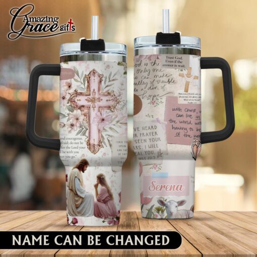 Trust God Even If The Answer Is Wait - Stainless Steel Tumbler 40oz