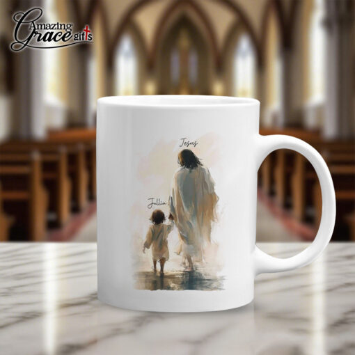 All I Need Today Is A Little Bit Of Coffee And A Whole Lot Of Jesus - White Mug 15oz - Image 2