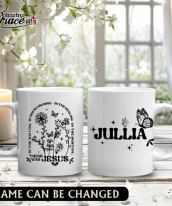 In The Waiting In The Searching There Was Jesus - White Mug 15oz