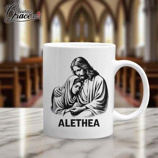 Jesus Loves You We Love Each Other Because He Loved Us First - White Mug 11oz - Image 2