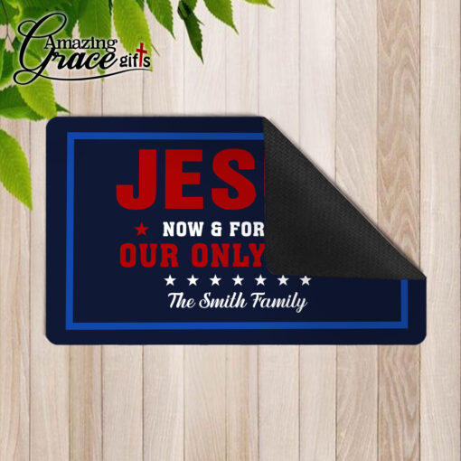 Jesus Now & Forever Our Only Hope - Doormat 60*90CM - Image 5