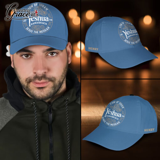 Lion Of Judah Yeshua Hamashiach Jesus The Messiah - Classic Cap - Image 3