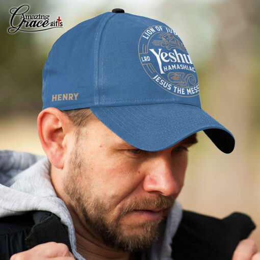 Lion Of Judah Yeshua Hamashiach Jesus The Messiah - Classic Cap - Image 4