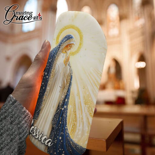 Virgin Mary Jesus Christ's Mother Amazing Grace - LED Candle - Image 4
