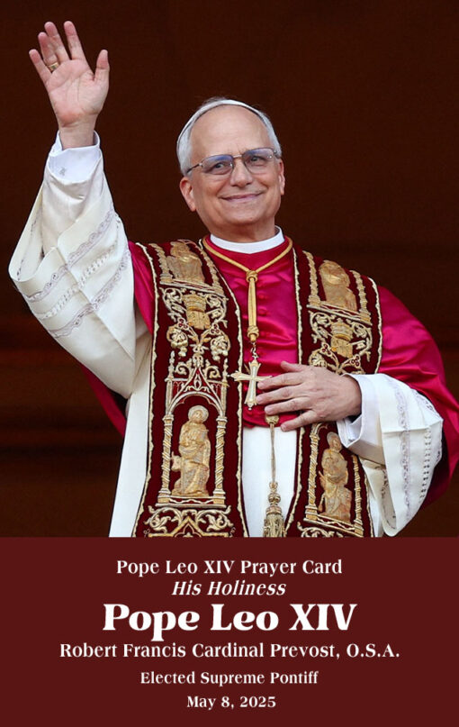 Prayer For Pope Leo XIV - Printed Metal Card - AGG2889 - Image 4